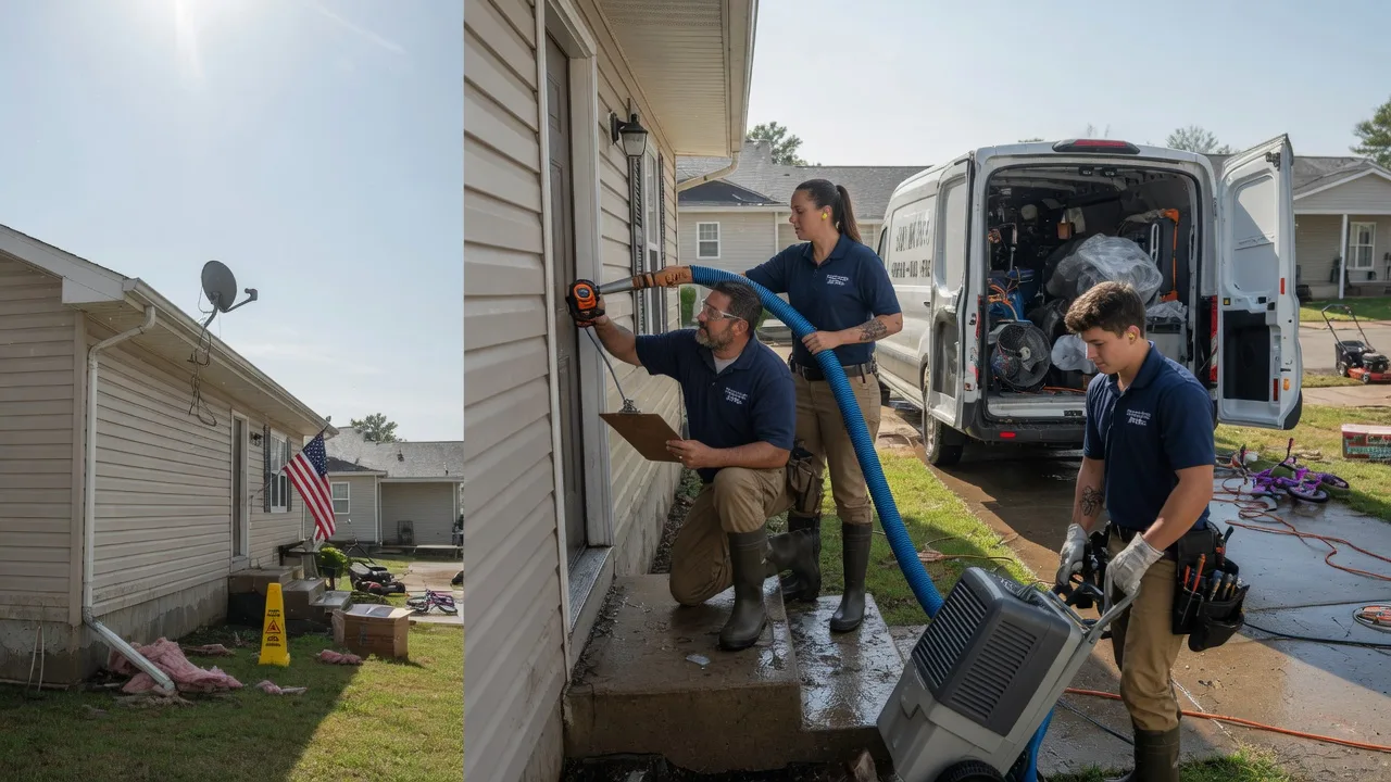 Ceiling Water Damage Restoration in Vida, MT near me